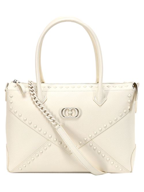 borsa a mano media frivolous La carrie | 141P-LB-281-TBL/IVORY